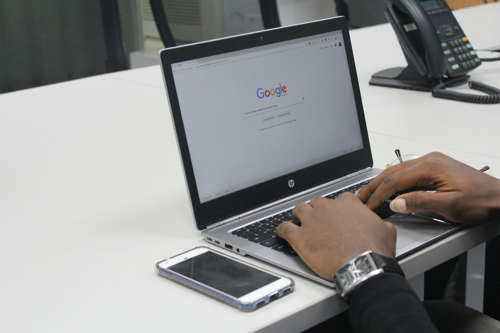 contact us on a laptop