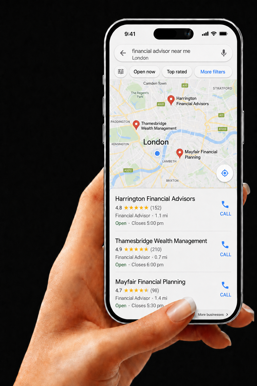 search for financial advisor