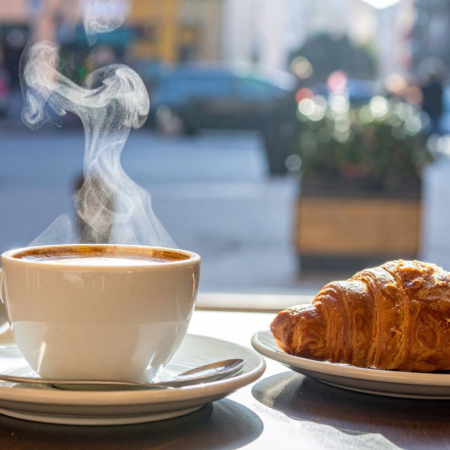 window view of a cafe