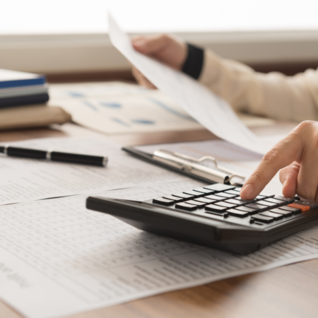 accountant working